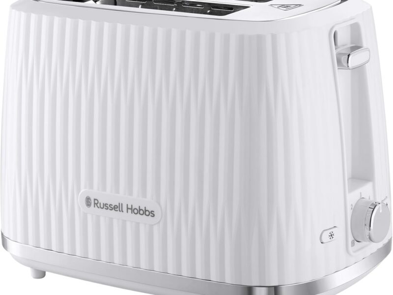 Russell Hobbs Eden 2 Slice Toaster, Textured Design