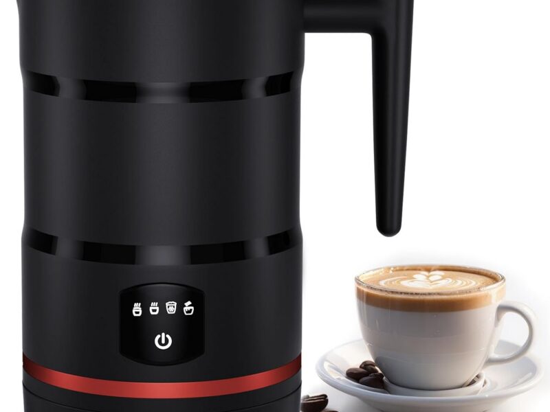Compact Electric Milk Steamer & Hot Chocolate Maker, 300ml