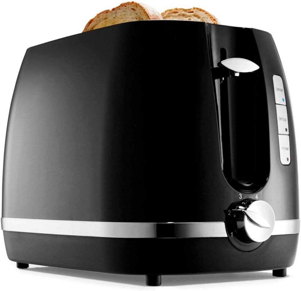 Euro Design 2 Slice Toaster, Warming Rack