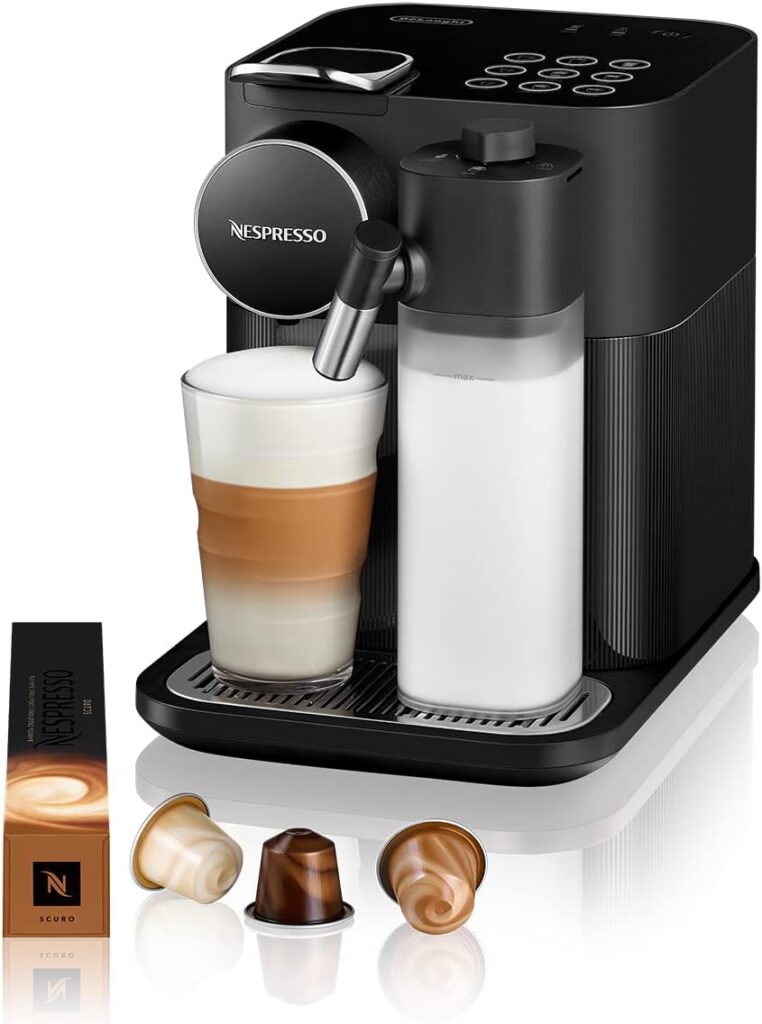 Nespresso Gran Lattissima Automatic Milk Pod Machine, Black