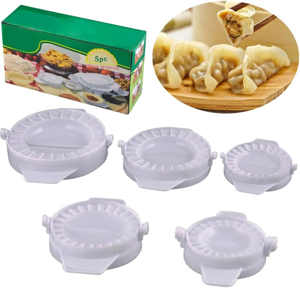 5 Piece Multifunctional Dumpling and Pastry Press Set