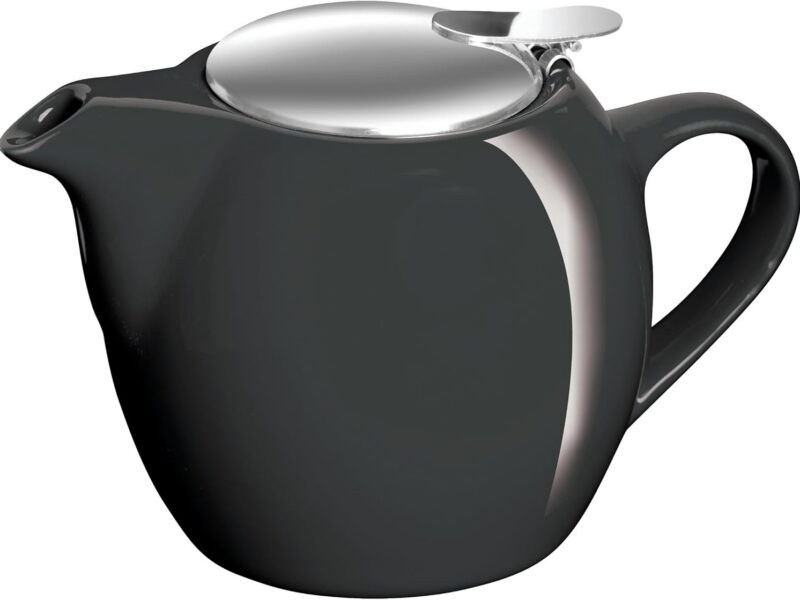 Avanti Camelia Cafe-Style Teapot, Pitch Black