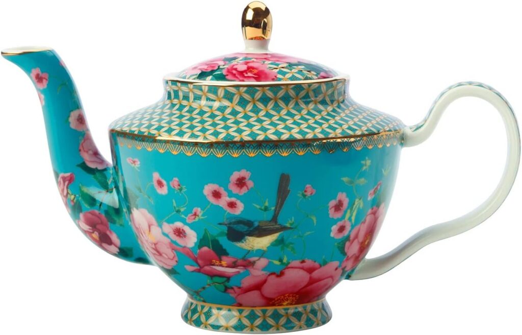 Maxwell & Williams Silk Road Infuser Teapot, Aqua