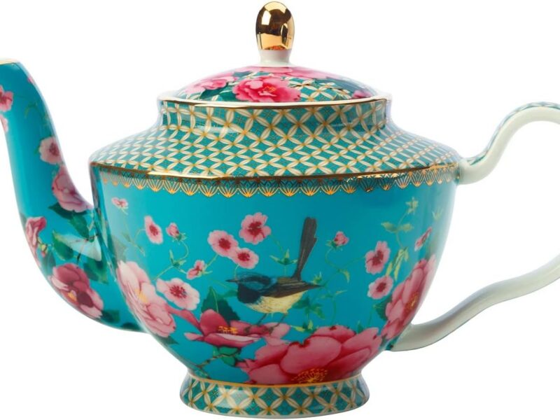 Maxwell & Williams Silk Road Infuser Teapot, Aqua