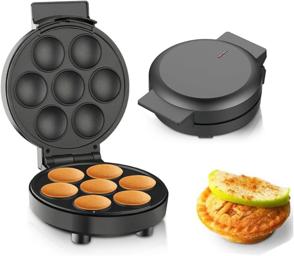Mini Stuffed Pancakes Maker, 1000W Double-Sided Heating