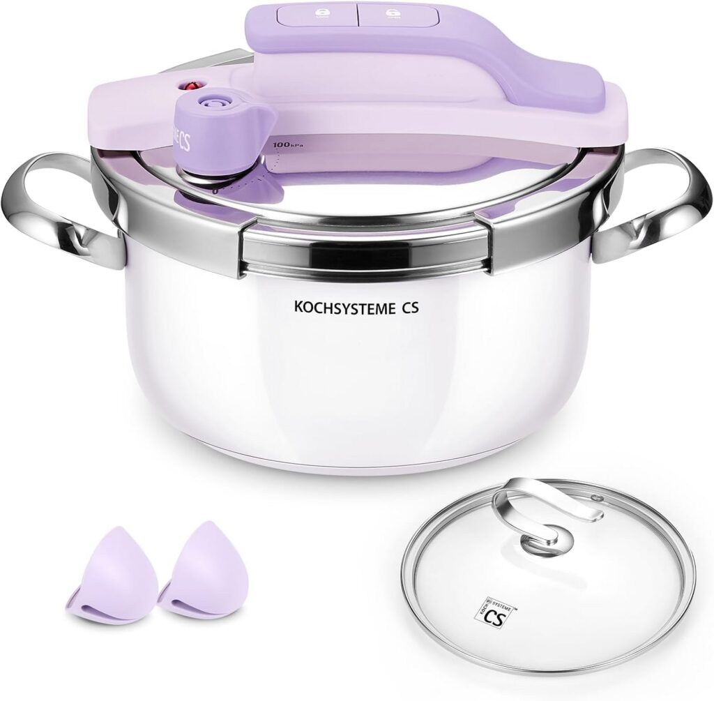 KOCH SYSTEME CS Small Stainless Steel Pressure Cooker