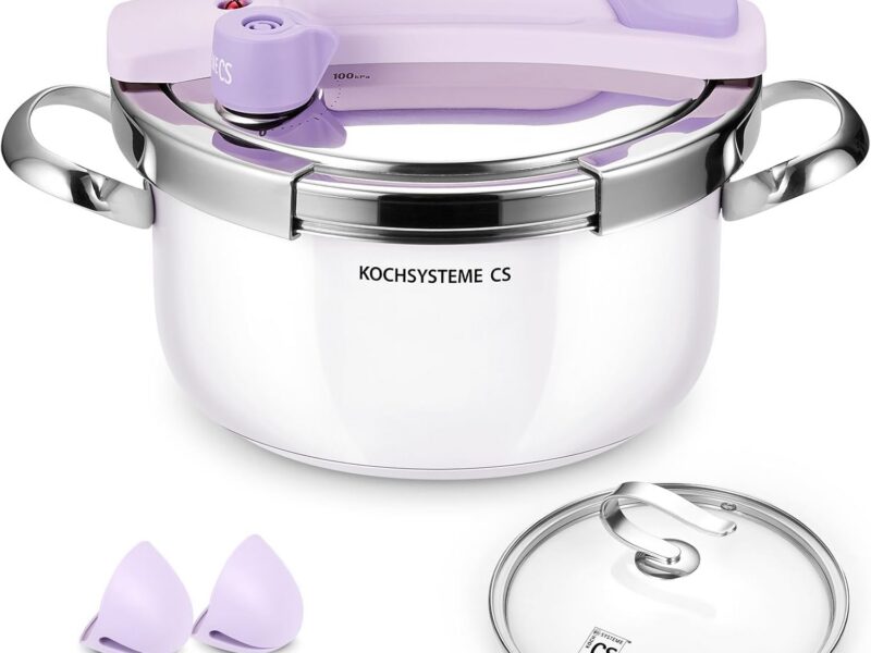 KOCH SYSTEME CS Small Stainless Steel Pressure Cooker