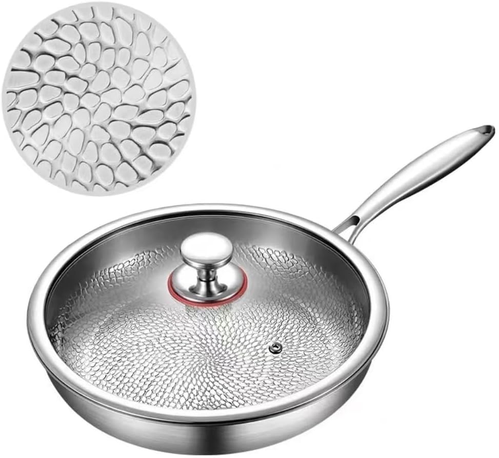 Titanium Nonstick Pro Frying Pan with Lid, 30cm