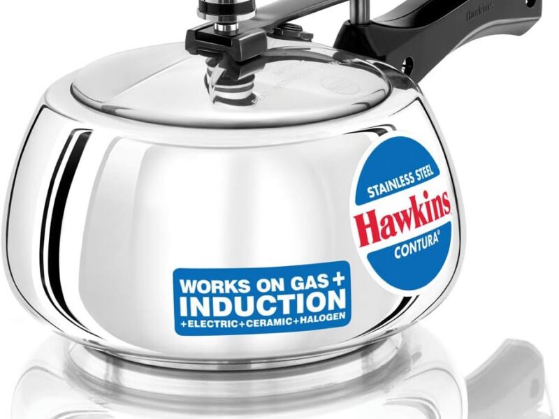 Hawkins Contura Stainless Steel Pressure Cooker, 2L