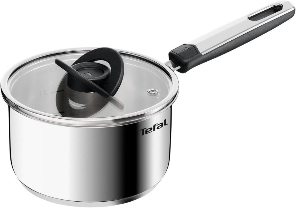 Tefal Space Emotion Stainless Steel Saucepan, 16cm with Lid