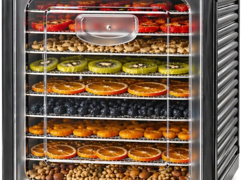Devanti 9-Tray Food Dehydrator, 700W LCD Touchscreen & Timer