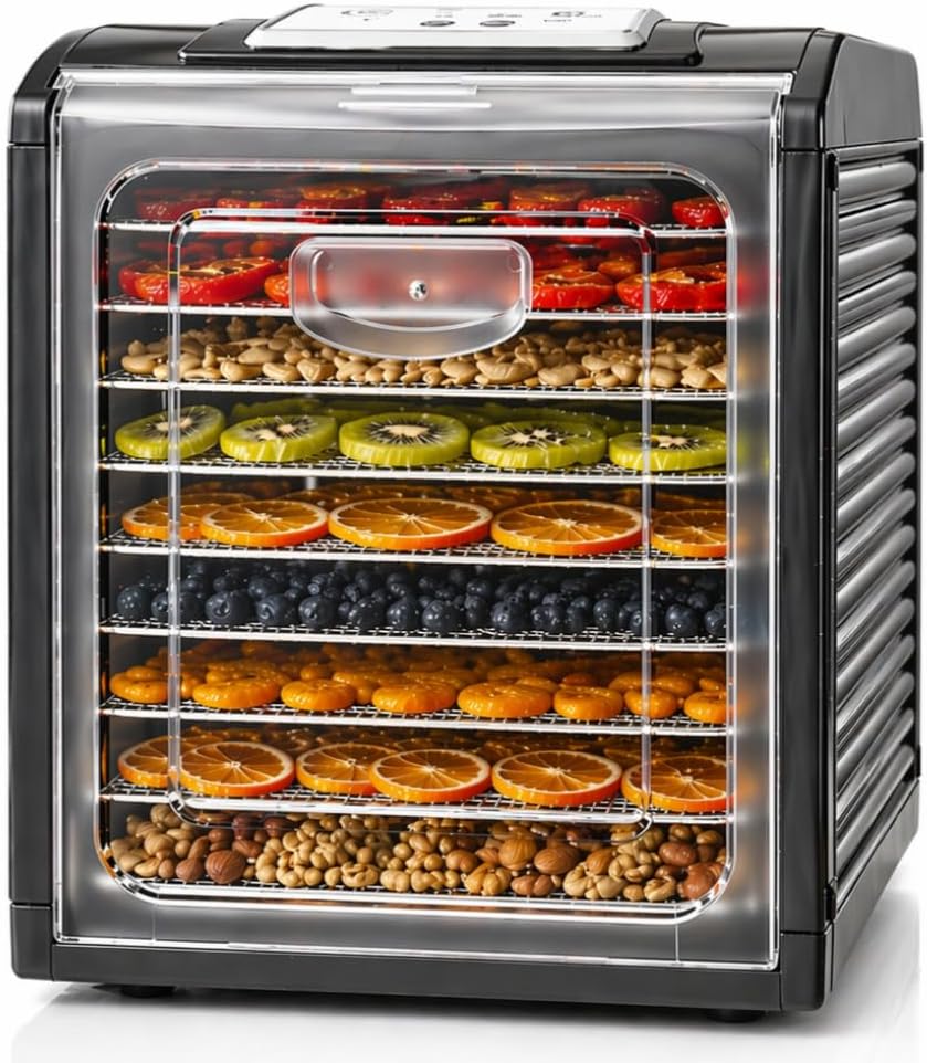 Devanti 9-Tray Food Dehydrator, 700W LCD Touchscreen & Timer