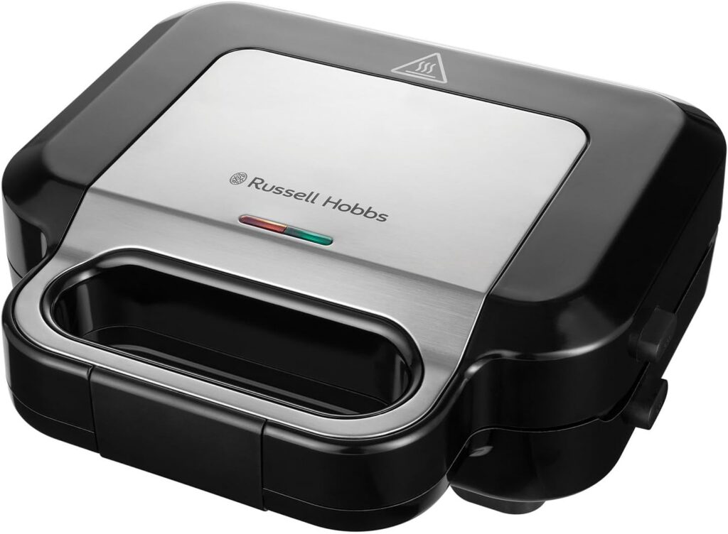 Russell Hobbs Creations 3-in-1 Sandwich Maker, Removable Waffle, Panini & Grill Plates, 26810