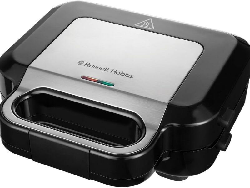Russell Hobbs Creations 3-in-1 Sandwich Maker, Removable Waffle, Panini & Grill Plates, 26810