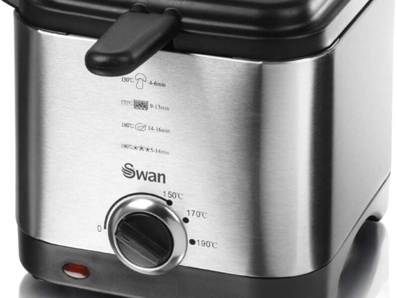 Swan SD6060N 1.5L Stainless Steel Fryer, Silver