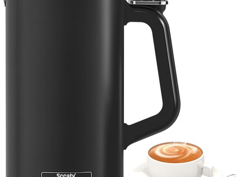 Double-Wall Milk Foam Maker with Four Modes