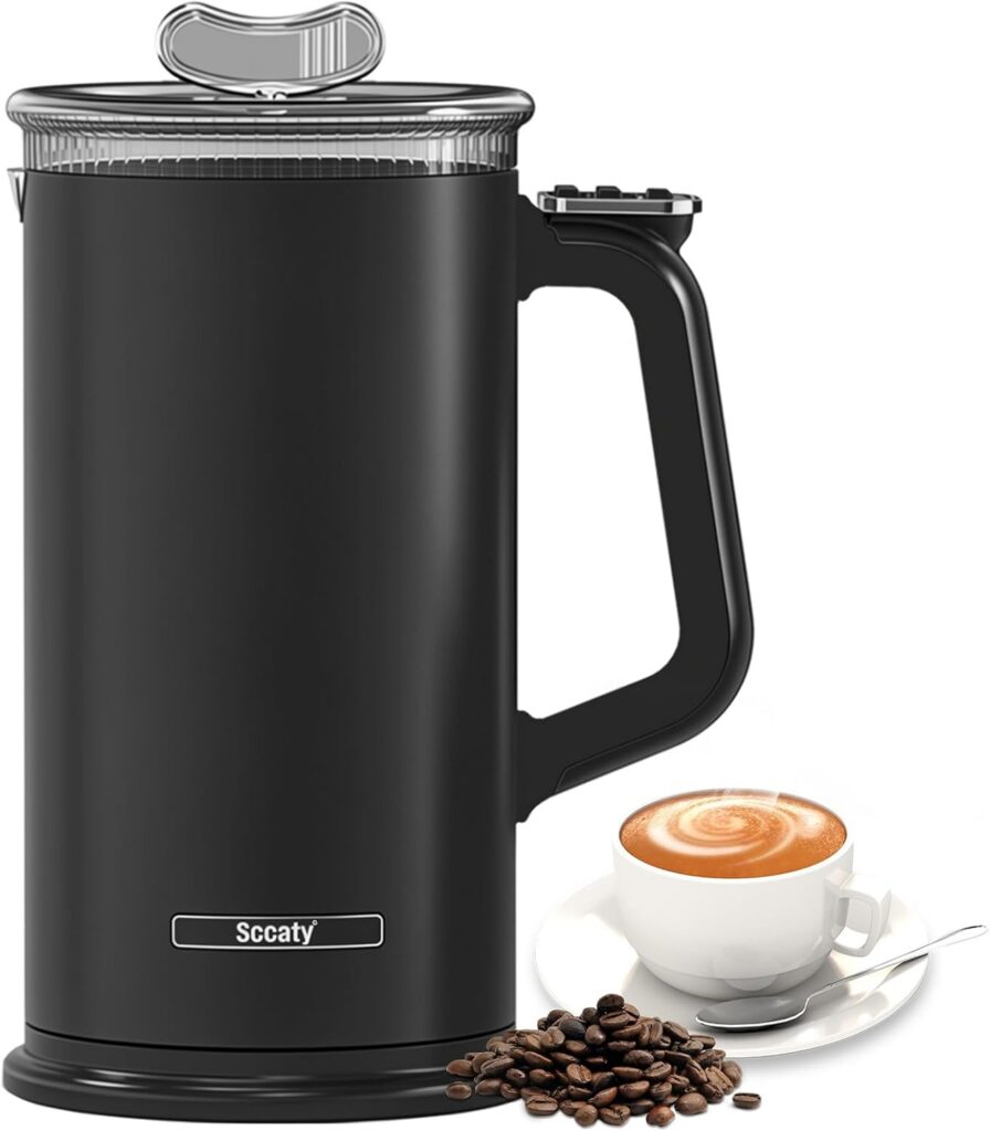 Double-Wall Milk Foam Maker with Four Modes