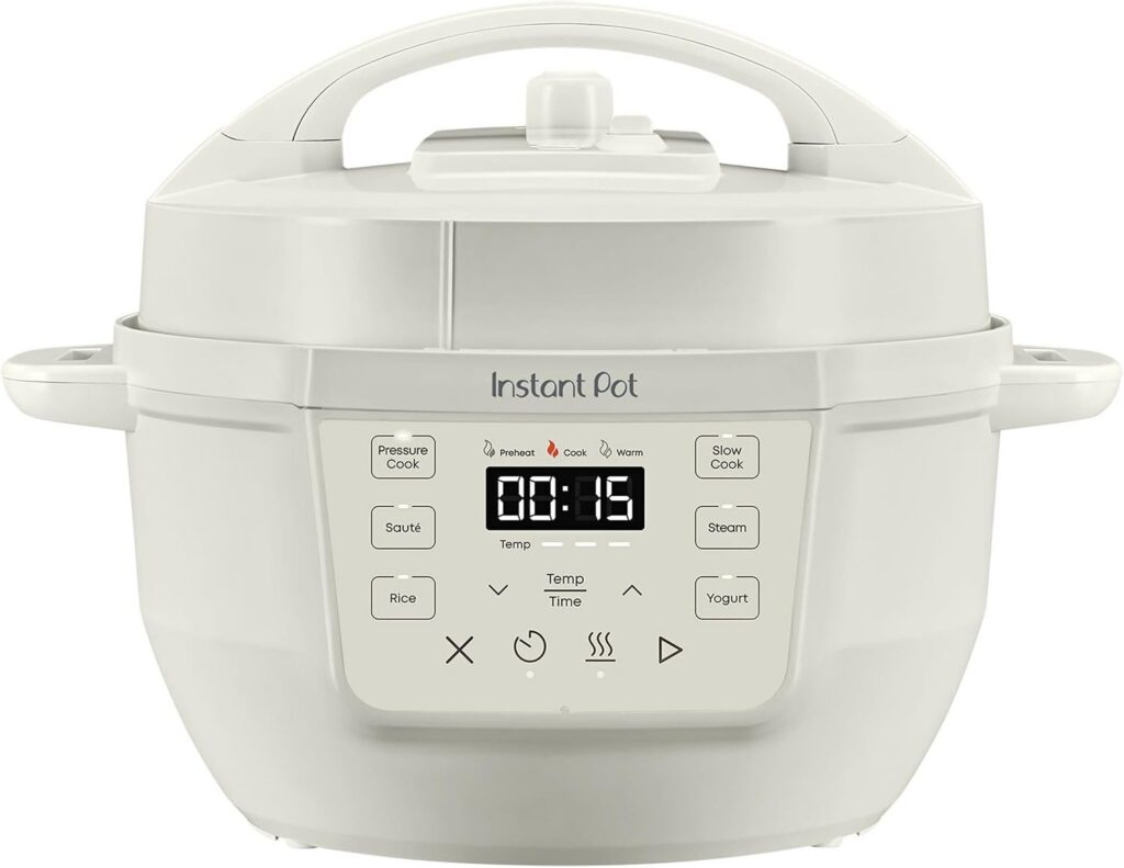 Instant Pot Rio Mini 7-in-1 Multi-Cooker, Seasalt White