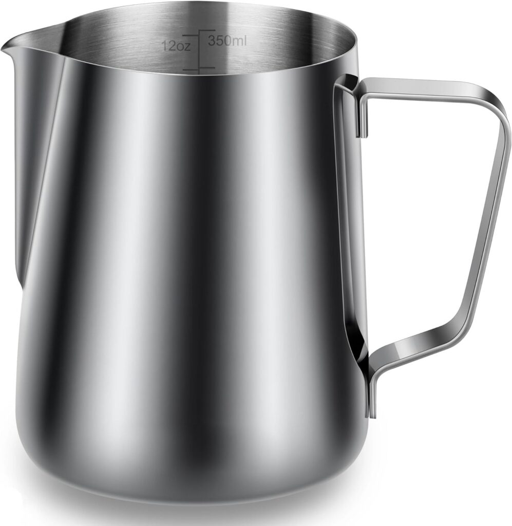 KYONANO 350ml Stainless Steel Frothing Jug
