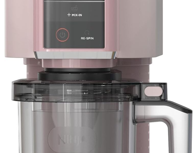 Ninja CREAMi 7-in-1 Ice Cream Maker, Strawberry Pink