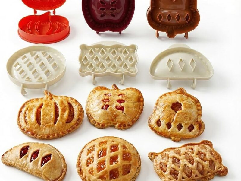 Hand Pie Molds, 6 Pack Mini Pocket Pie Press Set