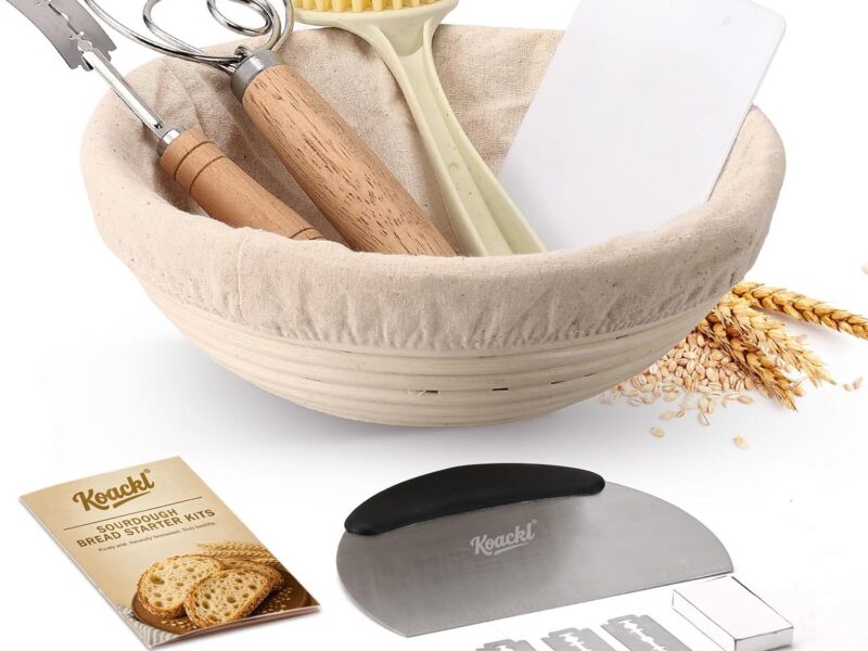 Koackl 9-Inch Sourdough Starter Kit