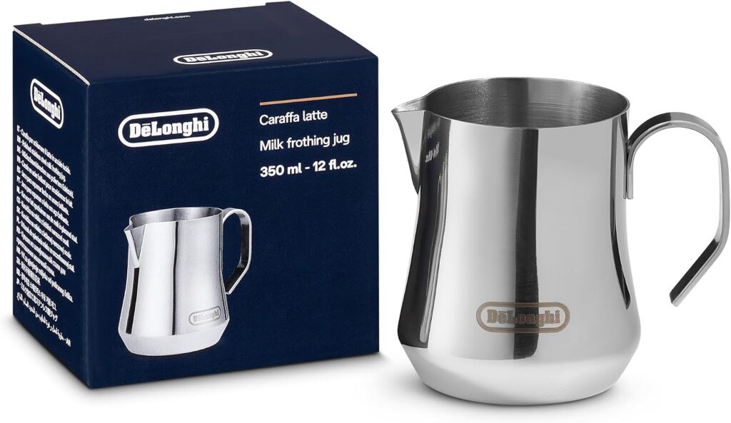 De’Longhi 350ml Stainless Steel Milk Frothing Jug