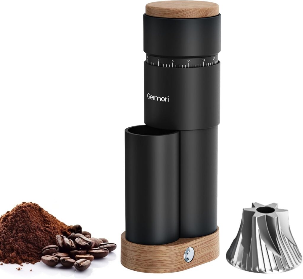 Geimori T38 Plus Electric Burr Coffee Grinder