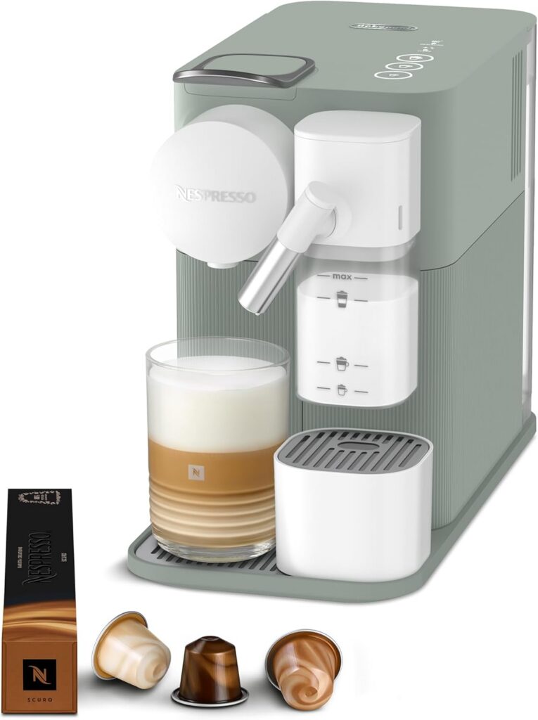 Nespresso Lattissima One Milk Capsule Machine, Green