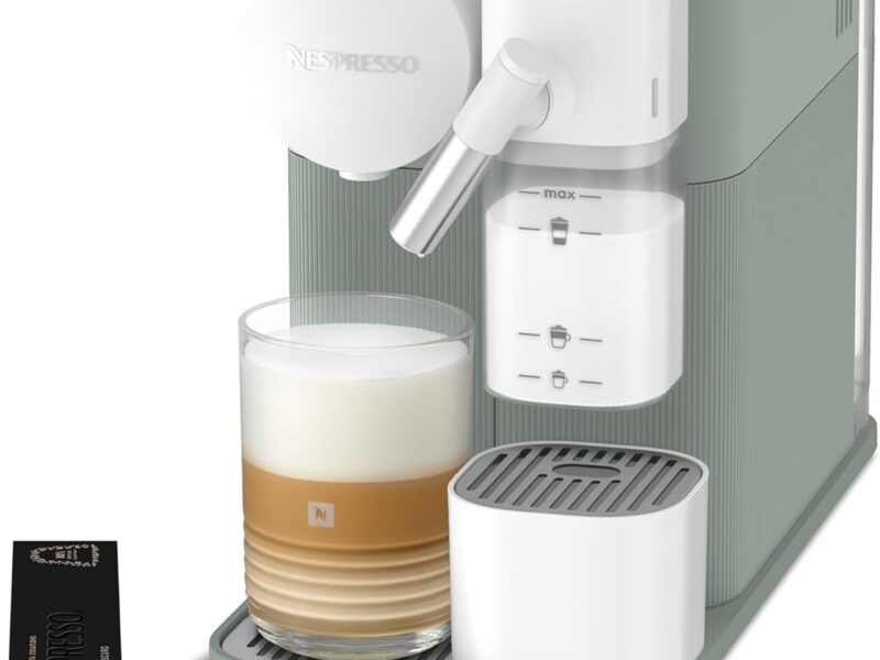 Nespresso Lattissima One Milk Capsule Machine, Green