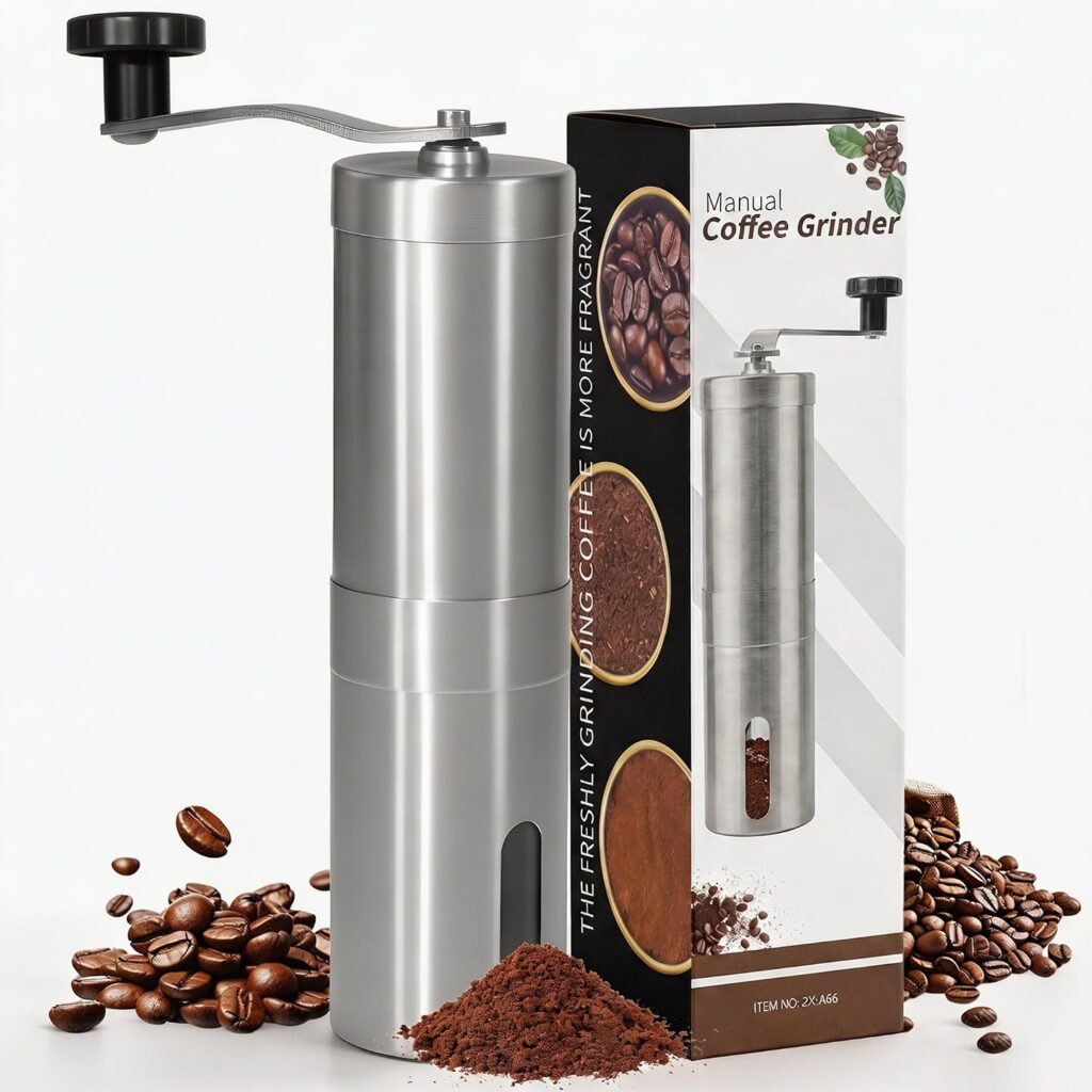 LA BELLEFÃ‰E Manual Ceramic Burr Coffee Grinder