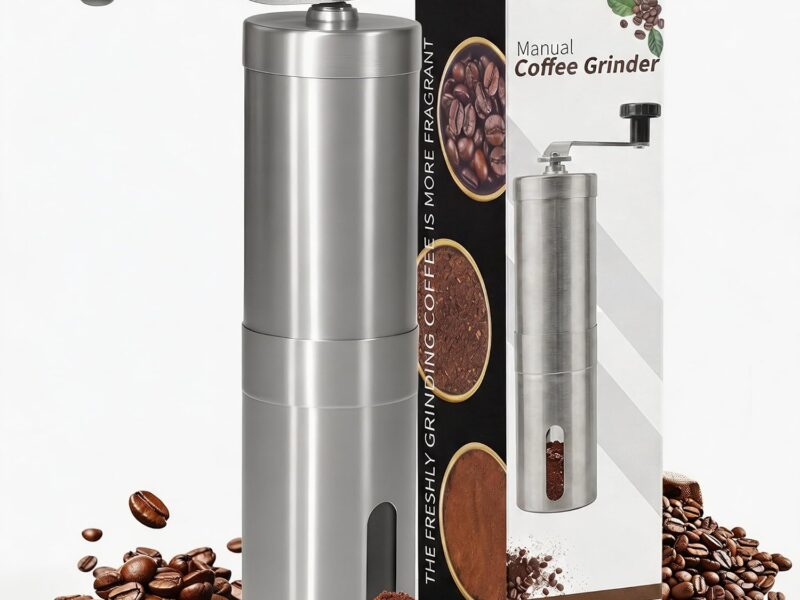 LA BELLEFÃ‰E Manual Ceramic Burr Coffee Grinder