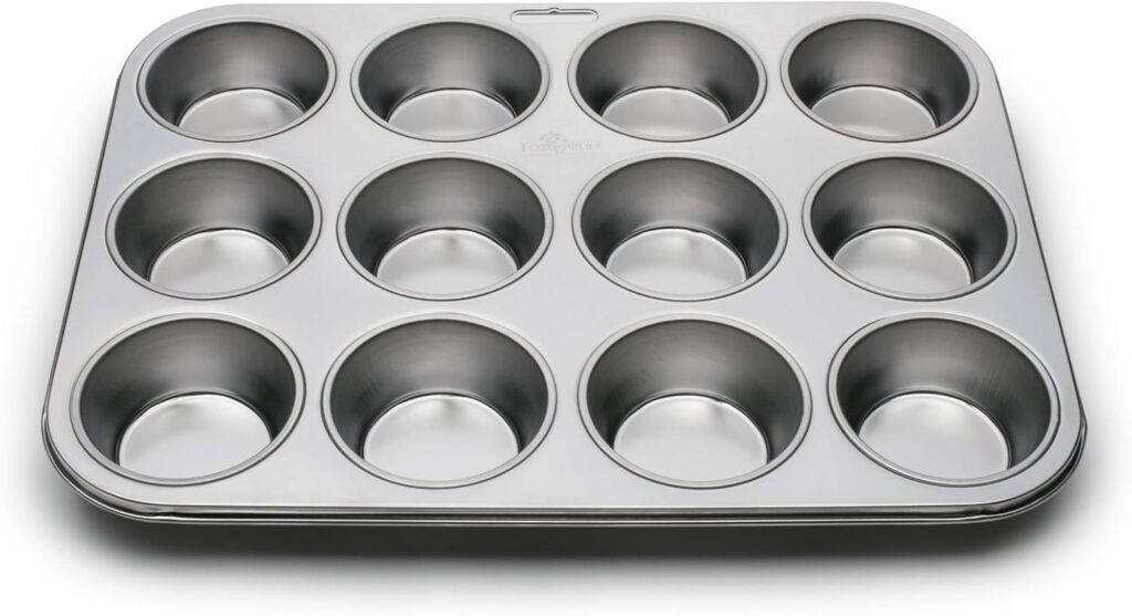 Fox Run Stainless 12-Cup Cupcake Tin