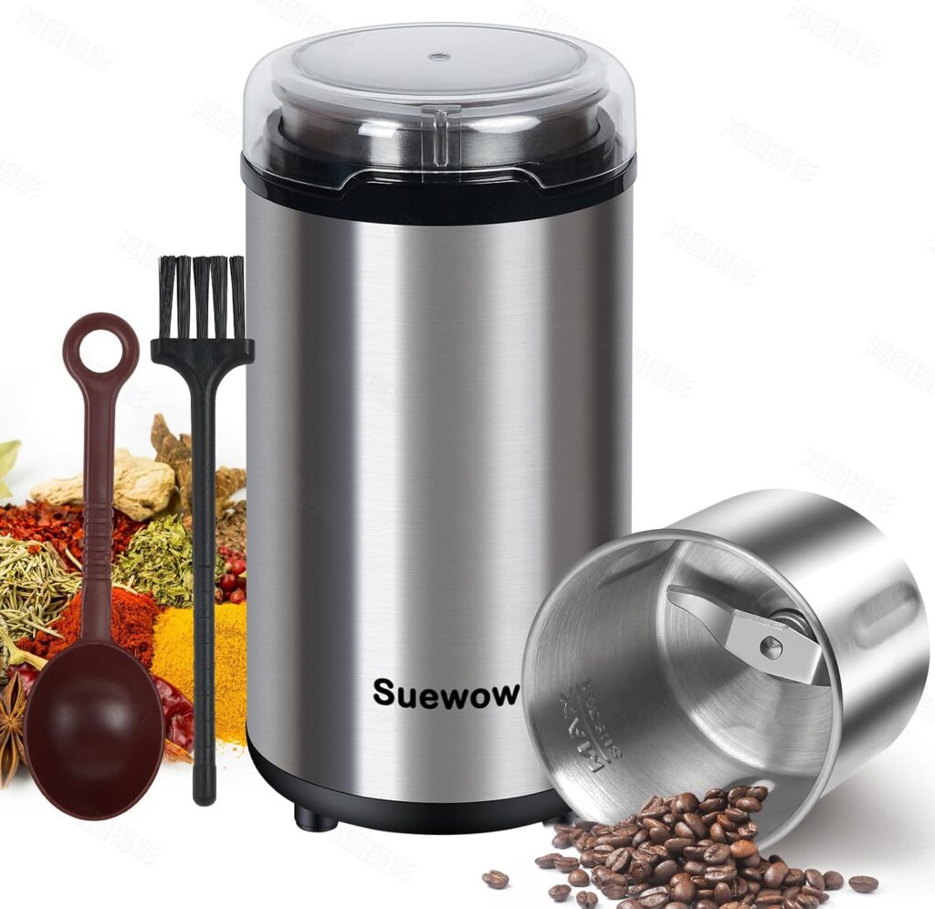 Suewow 60g Multipurpose Electric Coffee Grinder