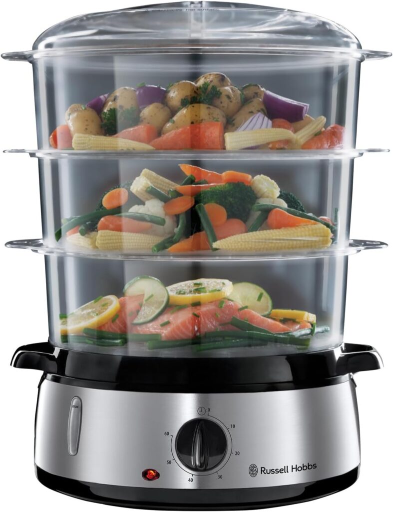 Russell Hobbs Cook@Home 9L Food Steamer, RHSTM3