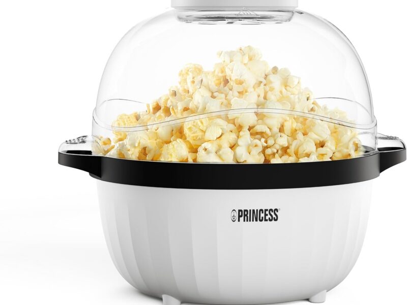Princess Popcorn Maker, 4.5L, Stirrer Rod & Butter Melt Tray, 450W