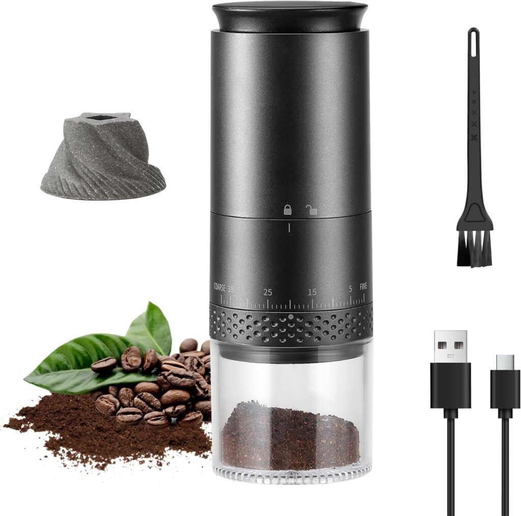 iodoo 38 Setting Portable Burr Coffee Grinder