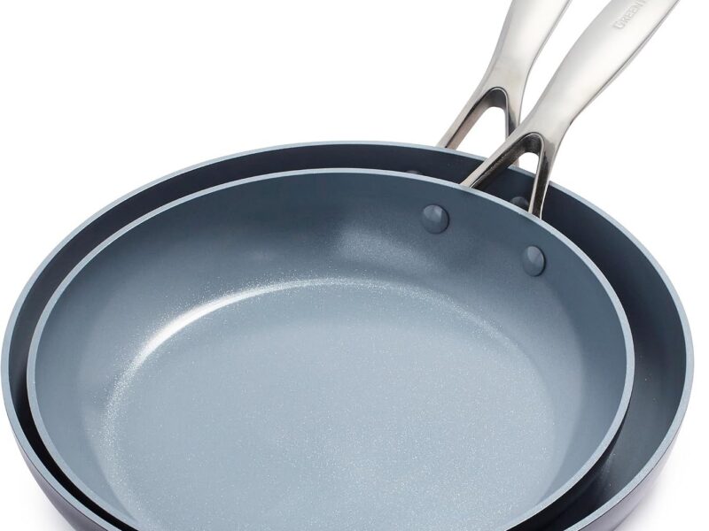 GreenPan Valencia Pro Ceramic Nonstick Frying Pan Set, 2 Piece
