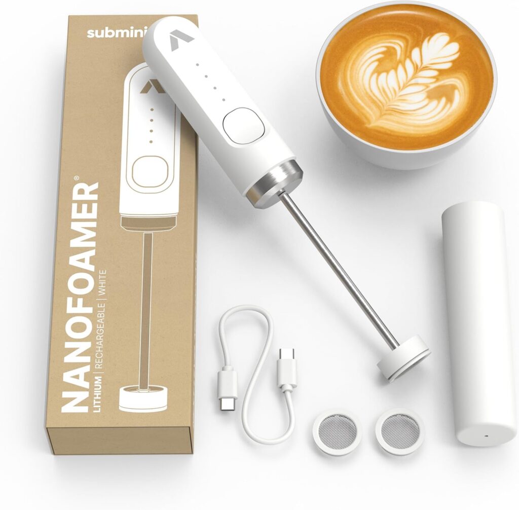 Subminimal NanoFoamer Lithium Handheld Foamer, White