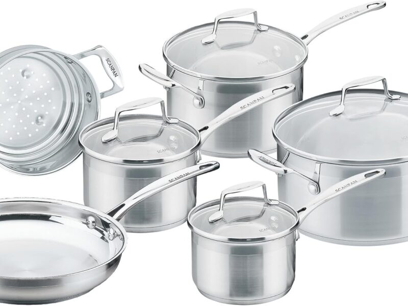 Scanpan Impact Stainless Steel Cookware Set, 6-Piece