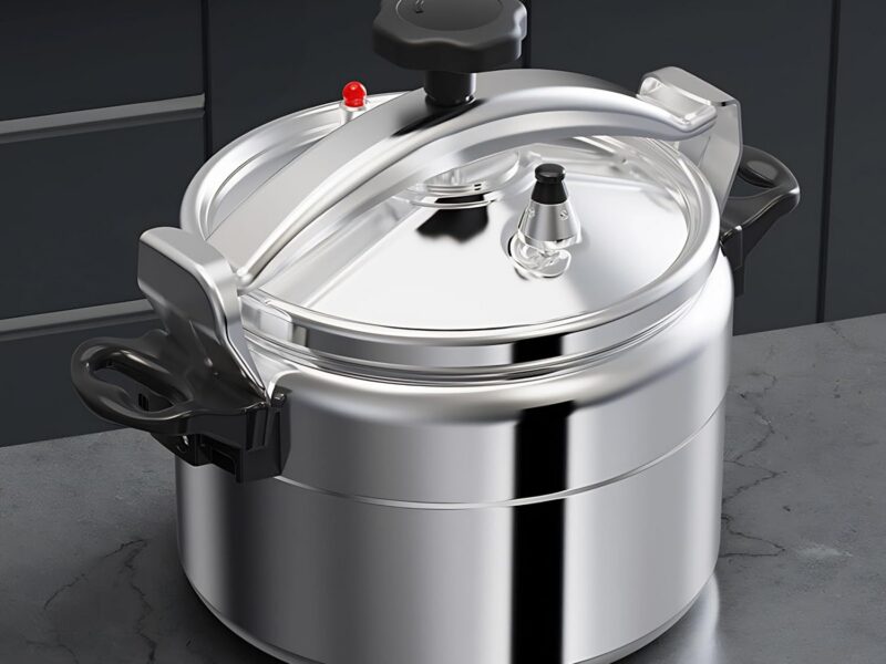 Aluminium Pressure Cooker with Easy Lock Lid, 5L