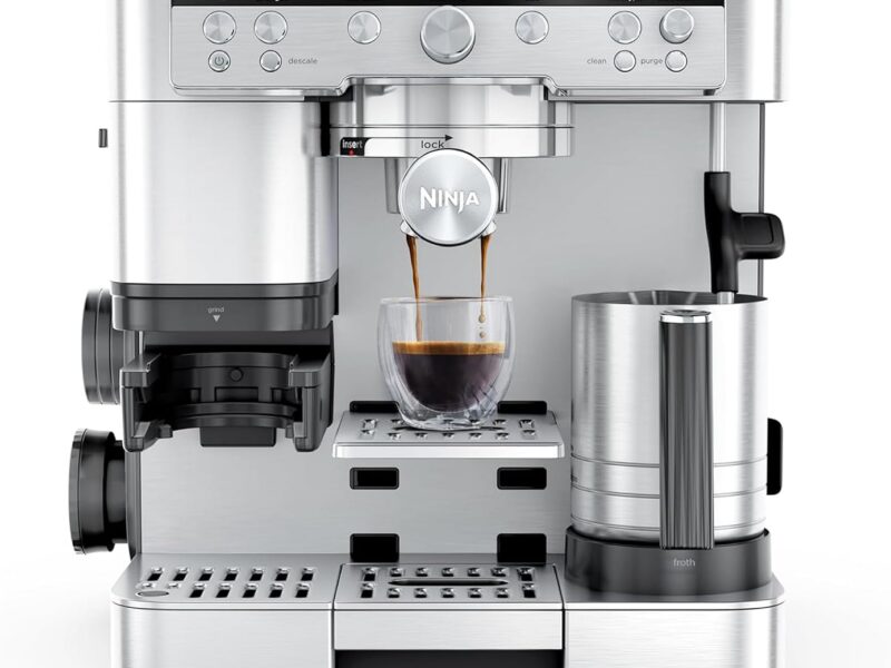 Ninja Luxe Cafe Premier Three-in-One Coffee Machine, Silver