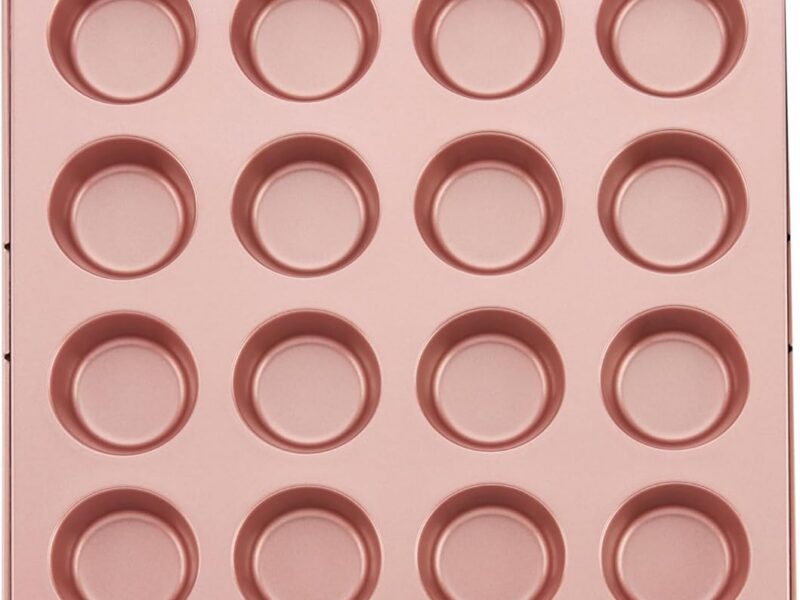 Wiltshire Rose Gold Mini Muffin & Pie Tin, 24 Cup