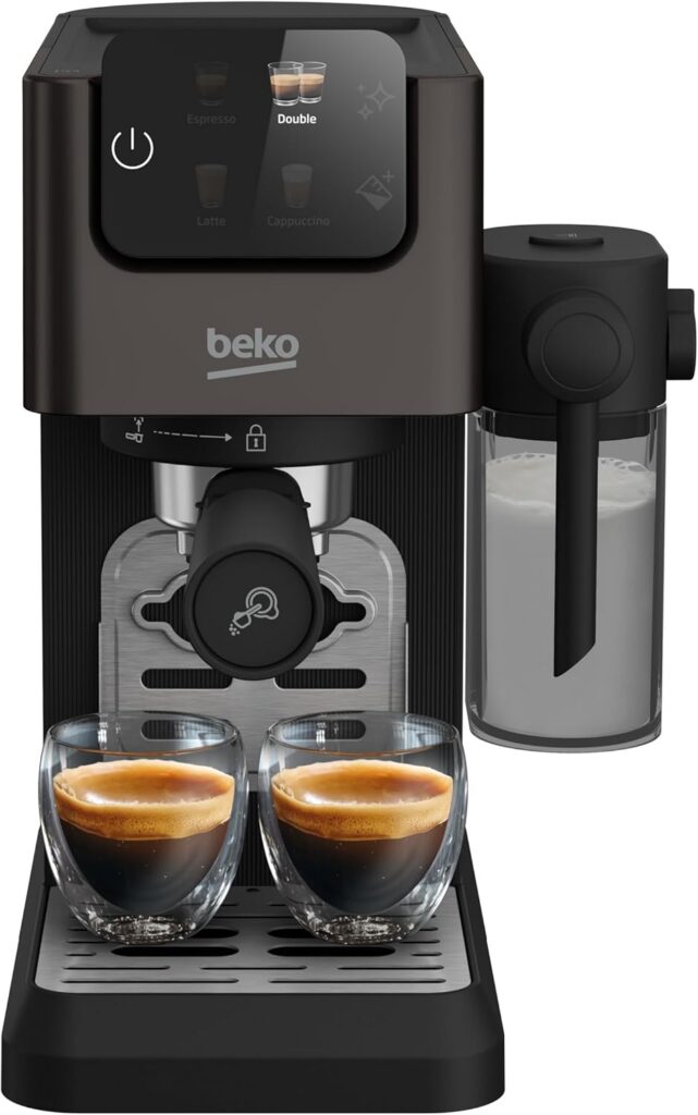 Beko CaffeExperto Semi-Auto Espresso Maker with Milk Jug