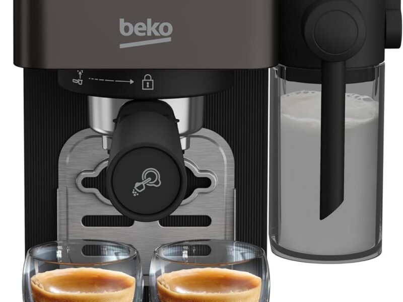 Beko CaffeExperto Semi-Auto Espresso Maker with Milk Jug