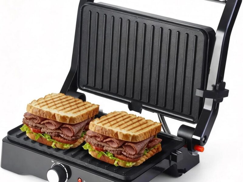 Syntrof 3-in-1 Non-Stick Panini Press