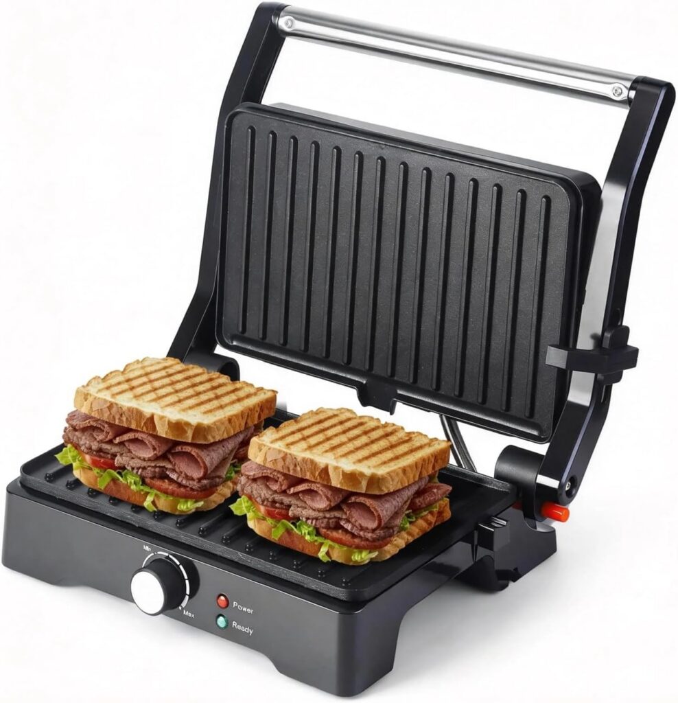 Syntrof 3-in-1 Non-Stick Panini Press