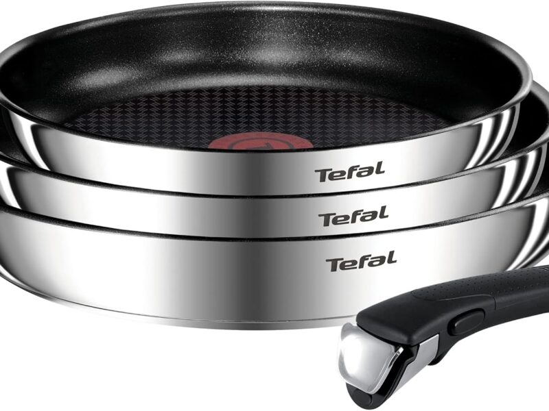 Tefal Ingenio Emotion Induction Stainless Steel Frypan Set, 4 Piece