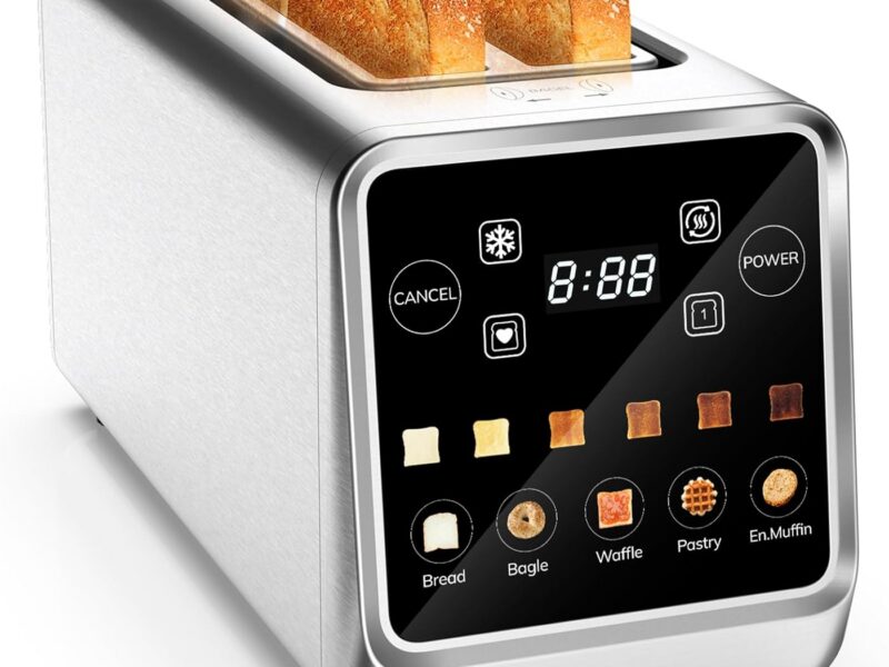 Keenstone 4 Slice Toaster, LED Touch Display