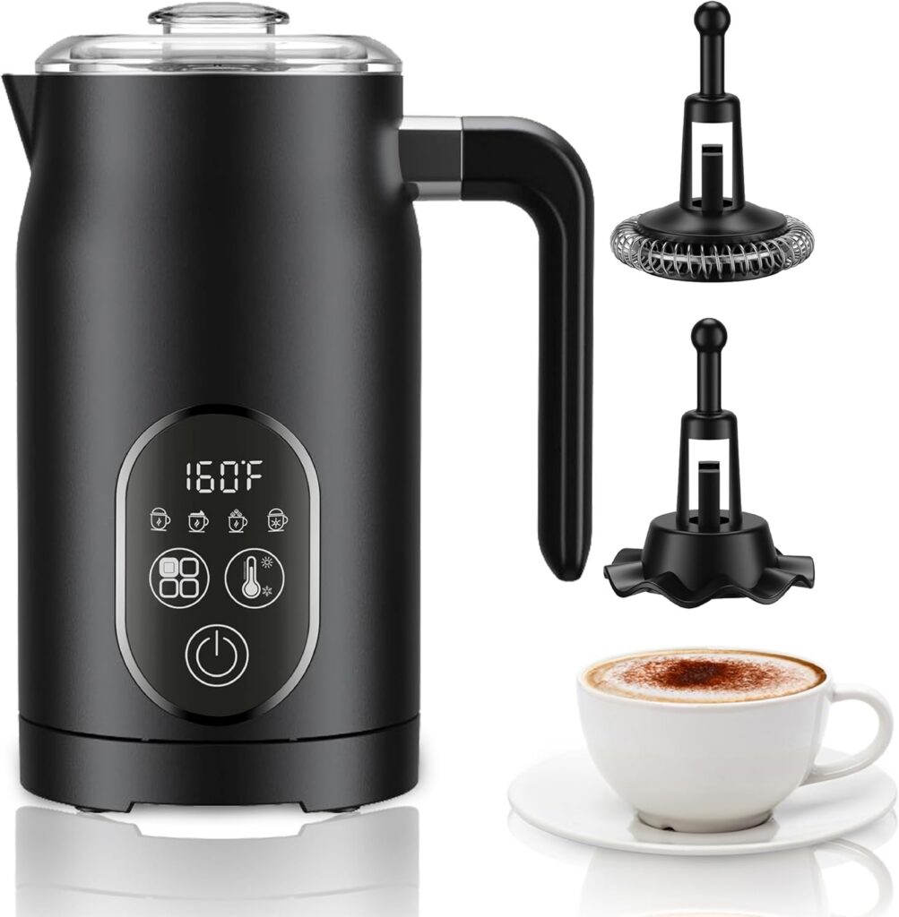 Non-Stick Four-in-One Milk Steamer, Auto Temperature